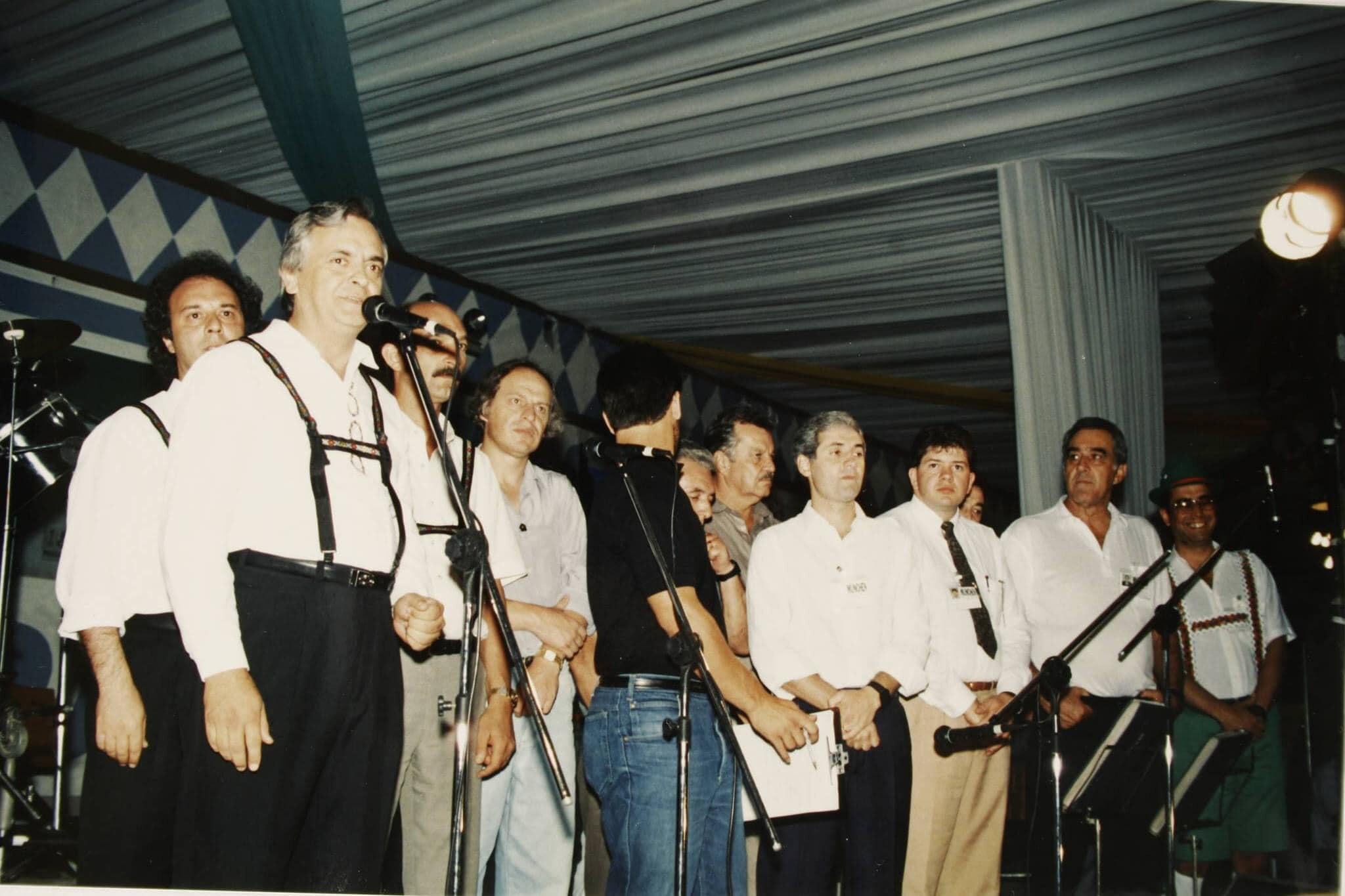 Cerimonial de abertura da primeira Münchenfest - 1990