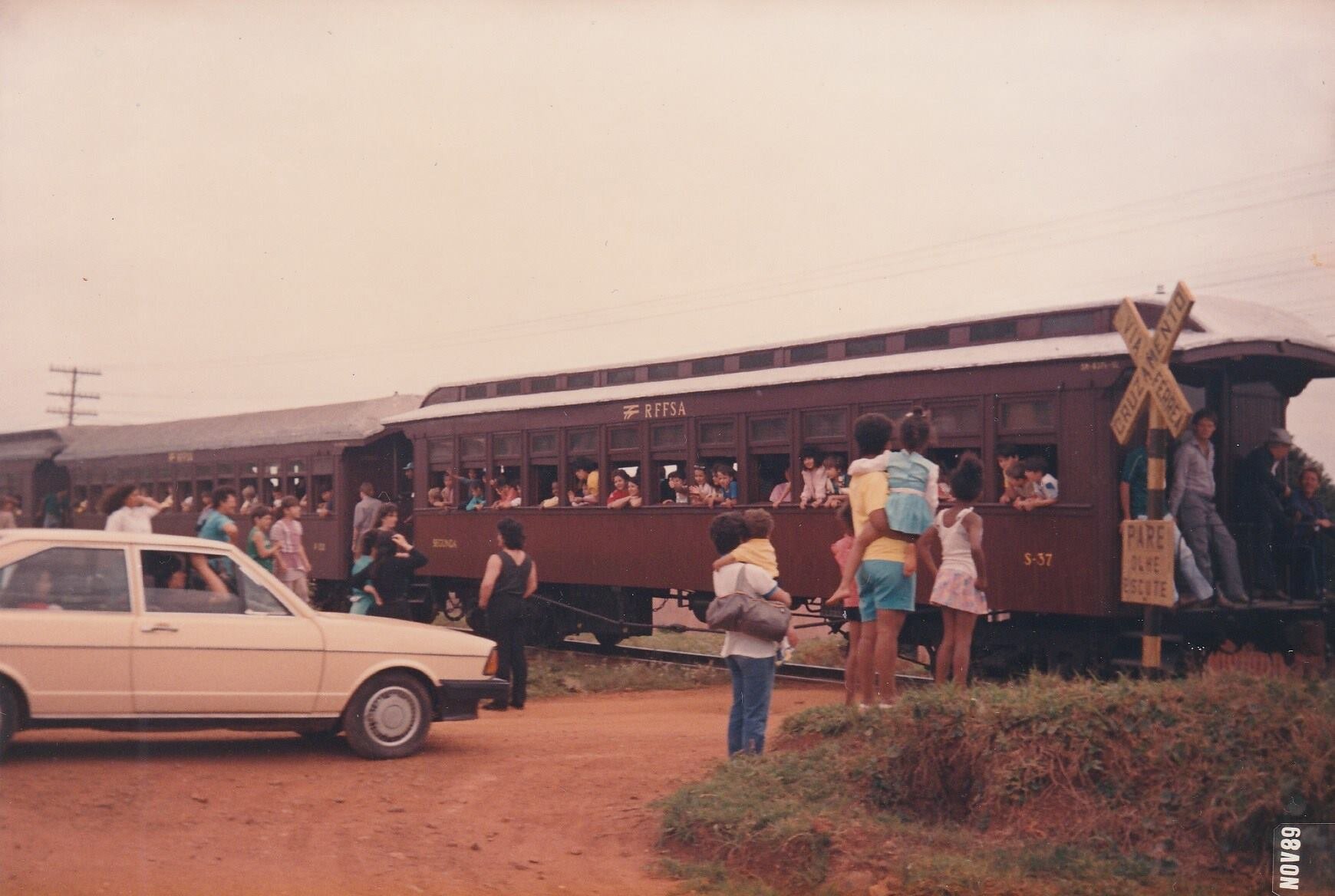 Última viagem da Maria Fumaça - Novembro de 1989