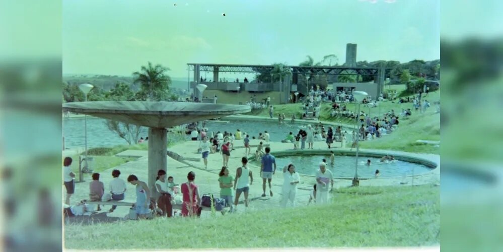 Piscina do Parque Vila Velha - 1984