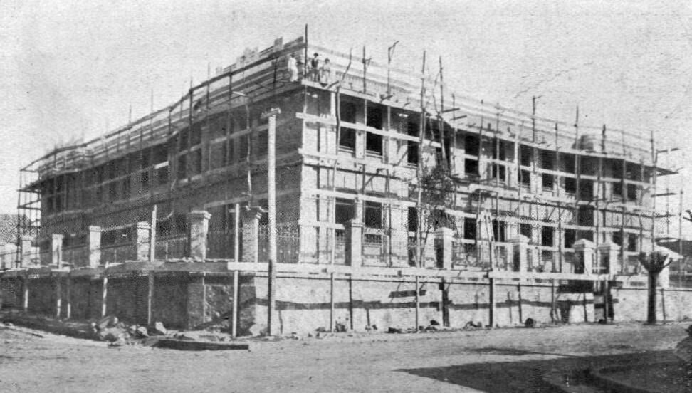 Construção do Colégio Regente Feijó - Década de 1920