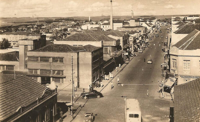 Avenida Vicente Machado - Ano desconhecido