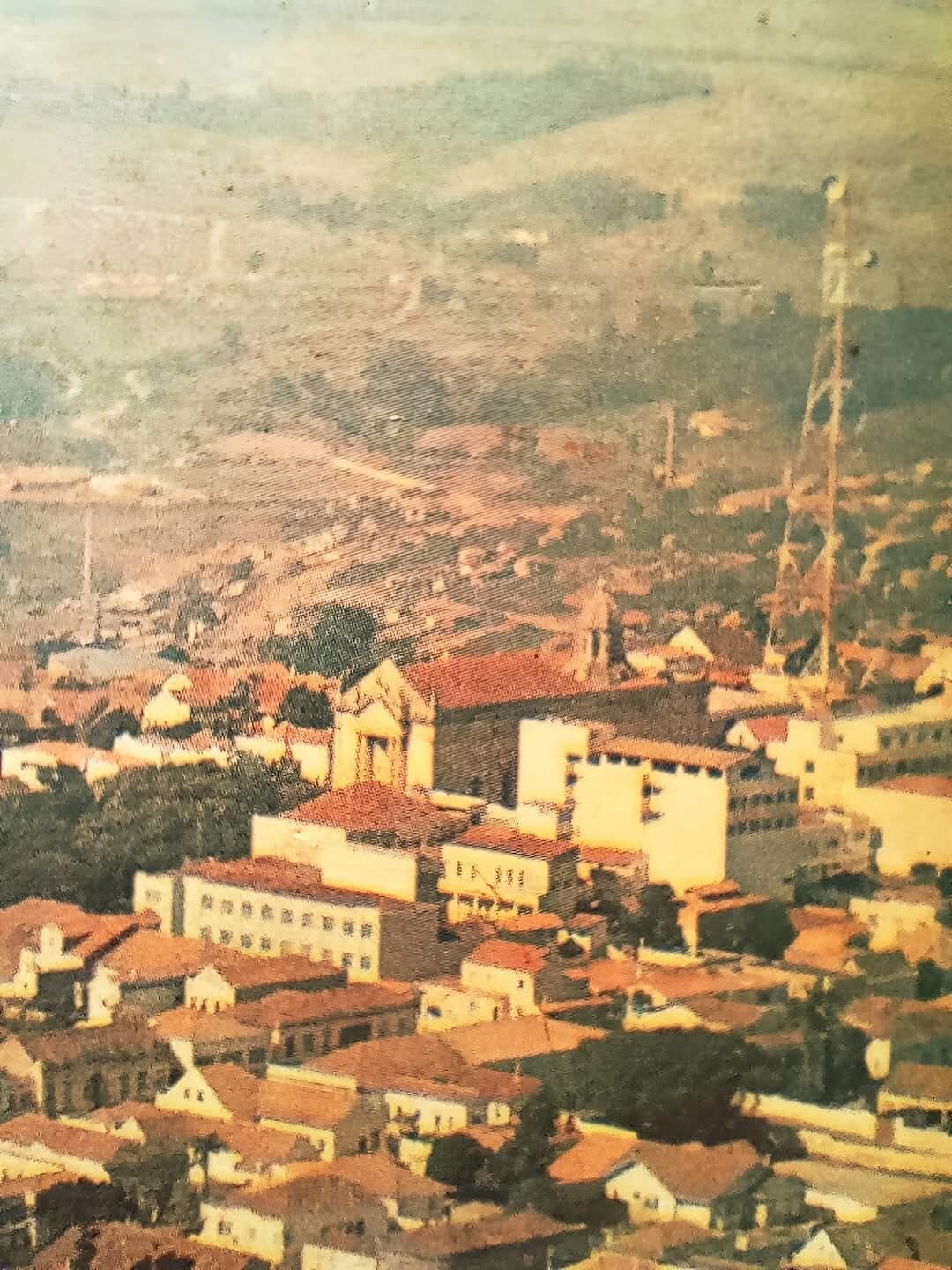 Vista aérea da Catedral - Ano desconhecido
