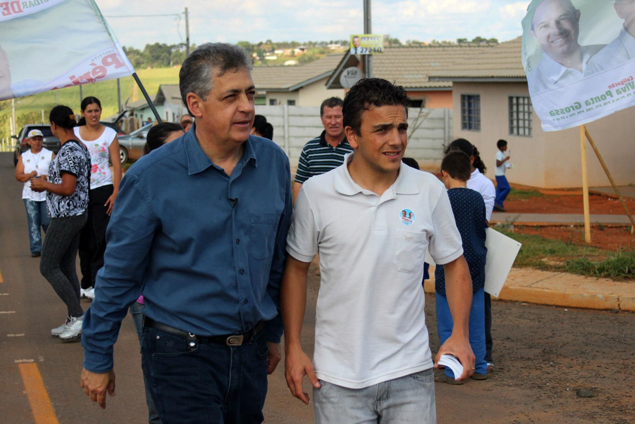 Aliel Machado e Péricles de Mello - agosto de 2012